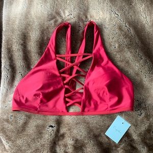 Cupshe XL maroon bikini top